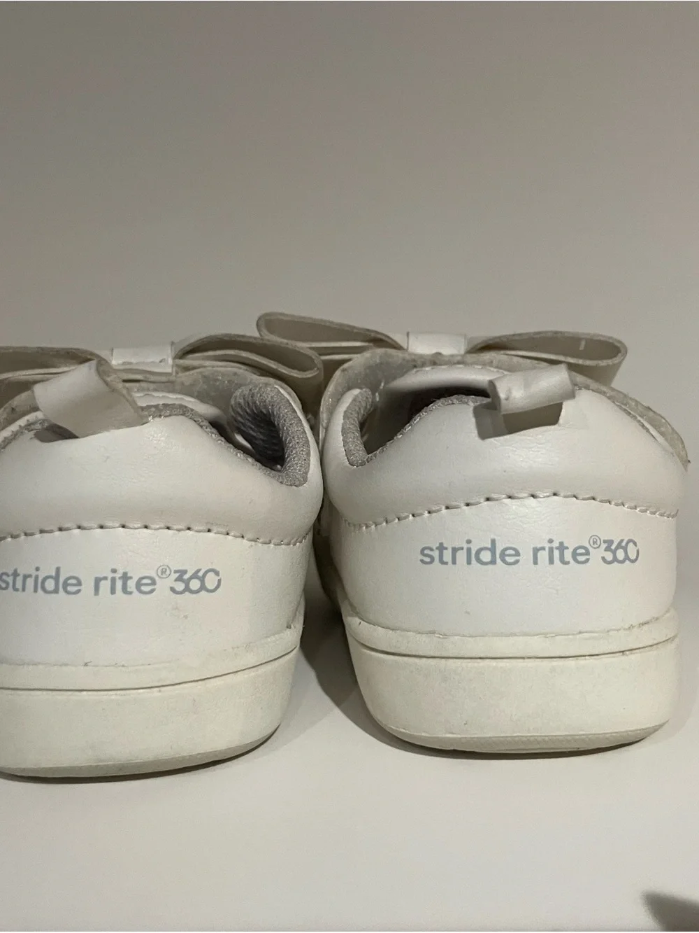 Stride Rite Baby/Toddler Mary Jane White Bow Slip-On Shoes